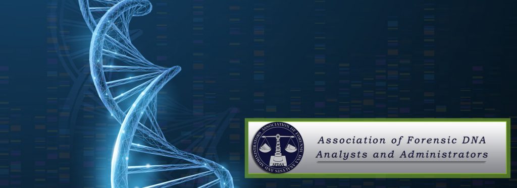 DNA strand with AFDAA logo
