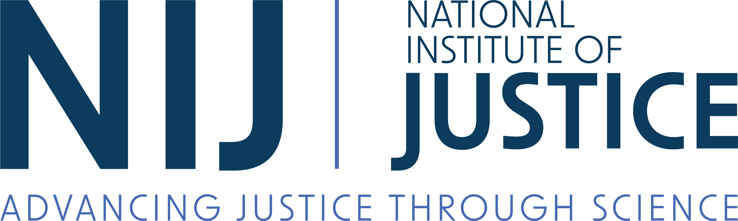 National Institute of Justice - Advancing Justice Through Science Logo